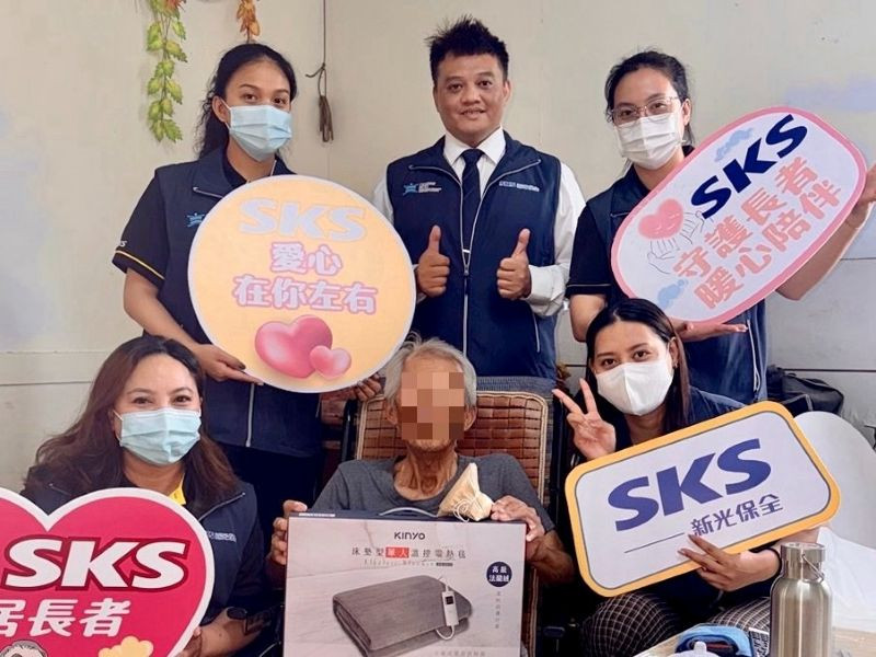 新光保全台東端午獨老關懷長輩訪視服務